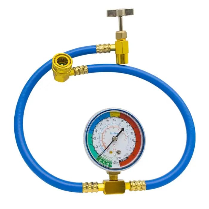 Tuyau de remplissage de gaz réfrigérant fluoré R134a/R12 pour climatisation automobile
