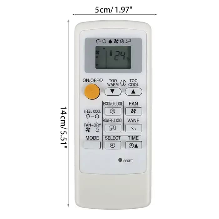 Nouvelle télécommande en ABS pour climatiseur Mitsubishi MP04B MP04A MP2B, design moderne et facile à utiliser, idéale pour la maison et les voyages