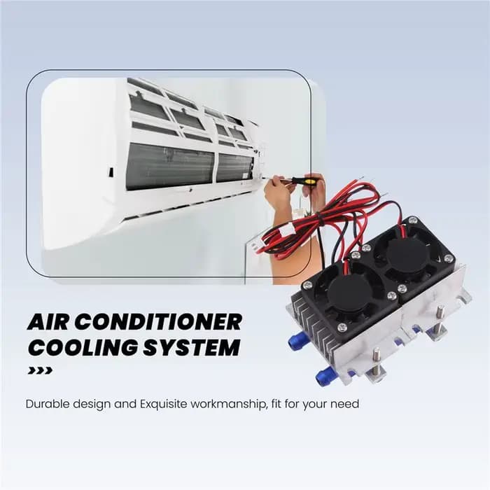 Refroidisseur thermoélectrique Peltier DT34 144W, climatiseur semi-conducteur 12V, système de refroidissement, kit DIY