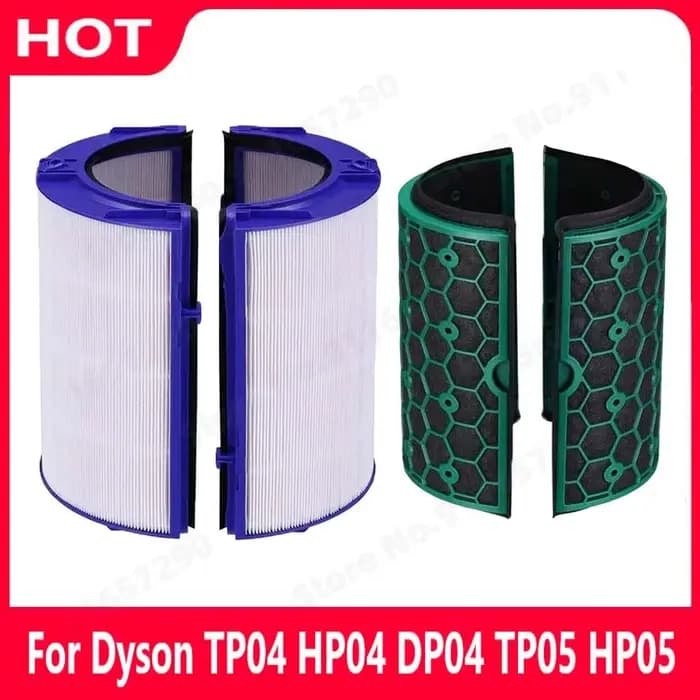 Pièces de rechange pour purificateurs d'air Dyson HP04 TP04 DP04 filtres HEPA charbon actif blanc noir système de purification d'air